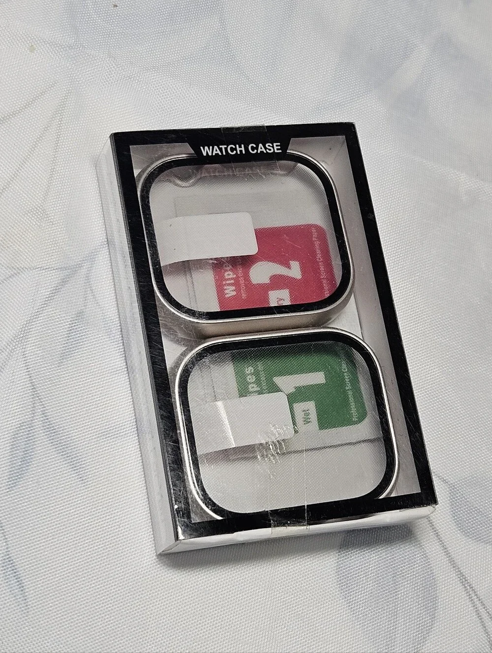 Starlight Tempered Glass Cases for Apple Watch Series 10 2 Pack Screen Protector